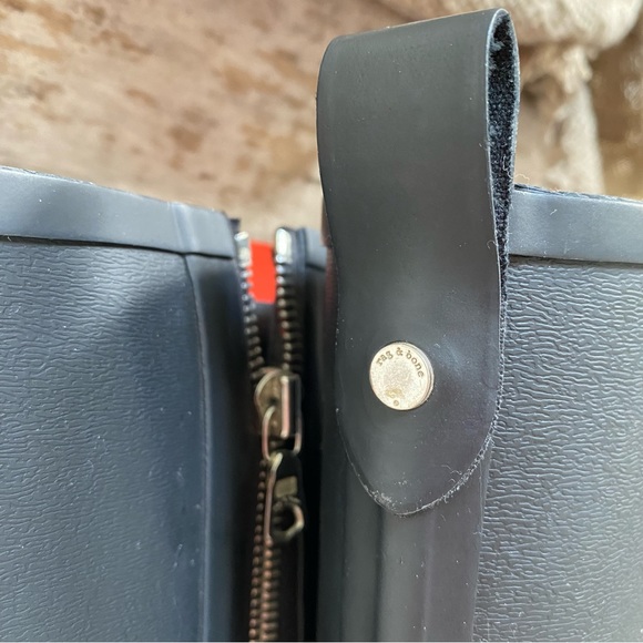 Rag & Bone Tall Riding rubber winter Boots Motto Rain boots-Hunter country vibe - Picture 4 of 13